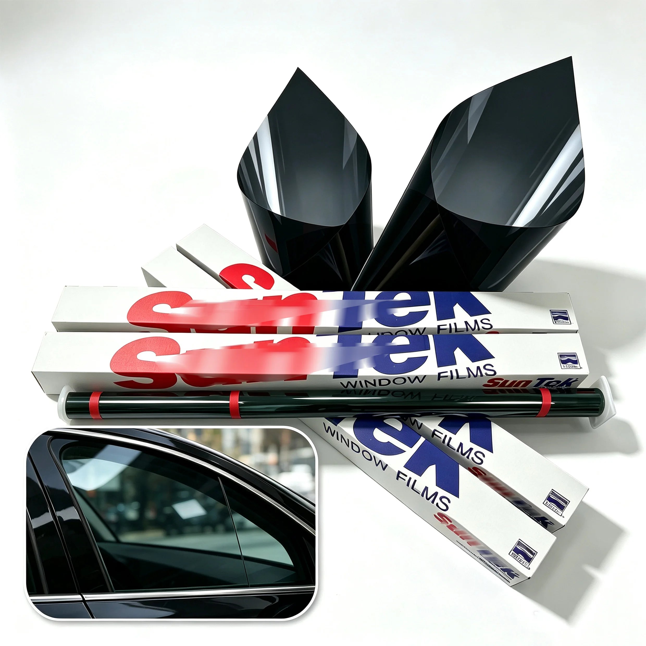 Thermal Shield Ceramic Window Tint Film 99%UV Suntek Solar Film Light Blueish 70% 75%VLT Car Front Windshield Tint Film for Car