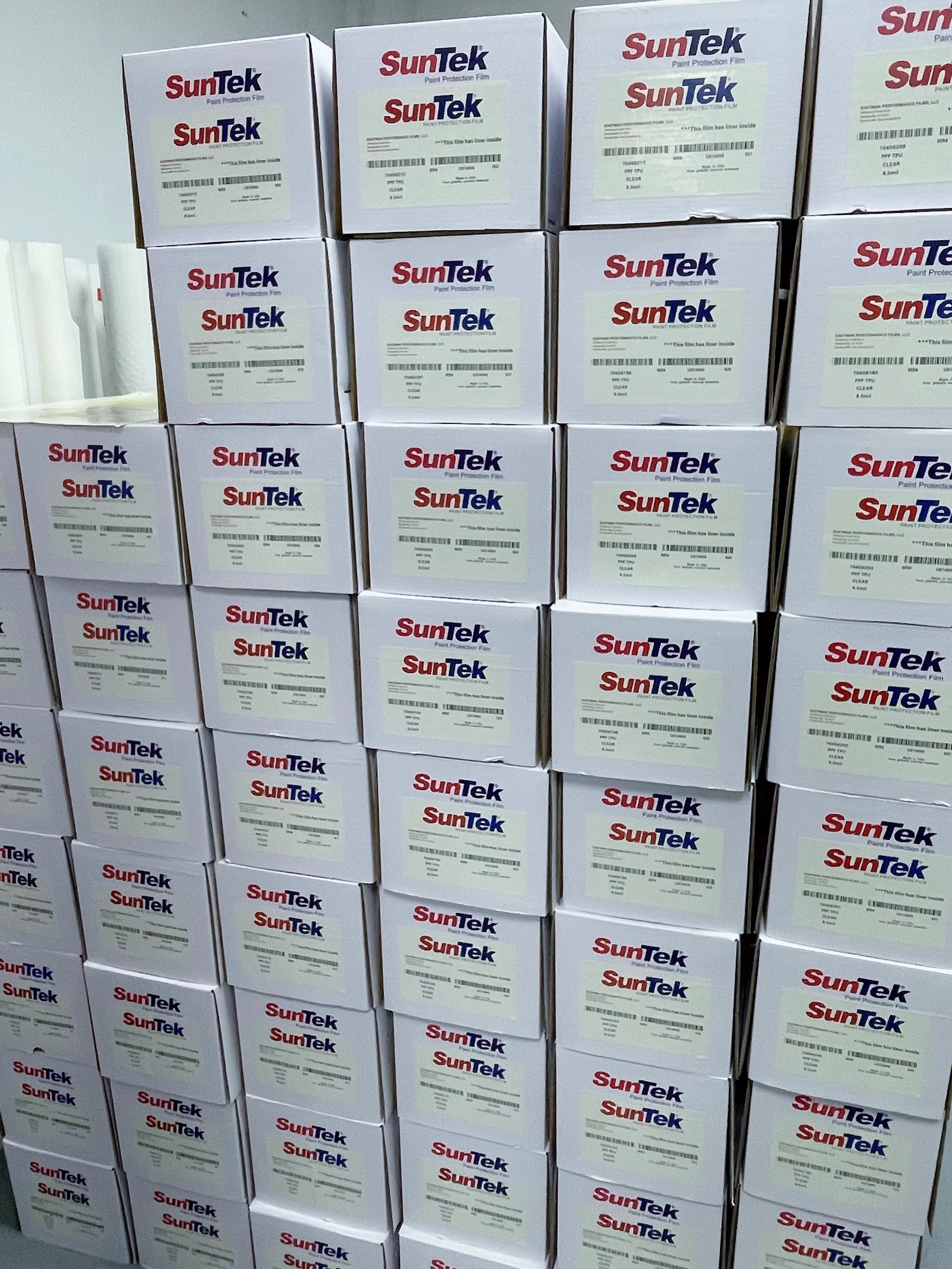 لفة حماية طلاء Suntek PPF 1.52*15 متر، فيلم حماية طلاء السيارة شفاف بتقنية النانو TPU، لاصق حماية الطلاء PPF